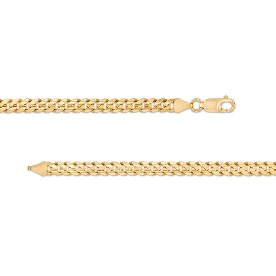 5.2mm Curb Chain Necklace in Solid 14K Gold - 24"