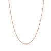 Thumbnail Image 0 of 1.25mm Singapore Chain Necklace in Solid 14K Rose Gold - 16"