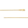 Thumbnail Image 2 of 1.4mm Elongated Box Chain Necklace in Solid 14K Gold - 16"