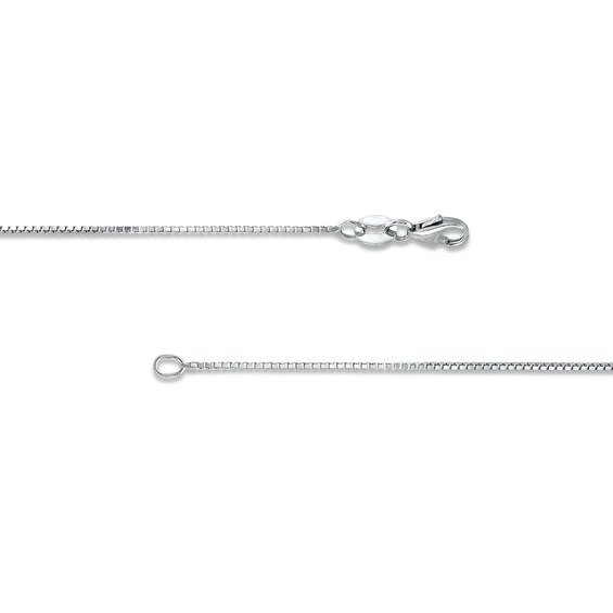 0.7mm Box Chain Necklace in Solid 14K Gold