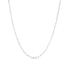 Thumbnail Image 1 of 1.4mm Elongated Box Chain Necklace in Solid 14K White Gold - 16"