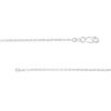 Thumbnail Image 2 of 1.4mm Elongated Box Chain Necklace in Solid 14K White Gold - 18"