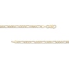 Thumbnail Image 2 of 3.1mm Figaro Chain Necklace in Solid 14K Gold - 18"