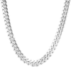 Thumbnail Image 1 of 5.9mm Miami Curb Chain Necklace in Solid 10K White Gold - 24"