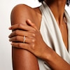 Thumbnail Image 2 of 1/6 CT. T.W. Diamond Contour Anniversary Band in 14K White Gold