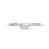 Thumbnail Image 3 of 1/6 CT. T.W. Diamond Contour Anniversary Band in 14K White Gold