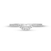 Thumbnail Image 4 of 1/6 CT. T.W. Diamond Contour Anniversary Band in 14K White Gold
