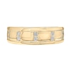 Thumbnail Image 3 of 1/10 CT. T.W. Diamond Vertical Channel Band in 10K Gold