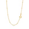 Thumbnail Image 3 of 16.0mm Heart-Shaped Jade and 1/4 CT. T.W. Diamond Frame Necklace in 10K Gold