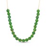 Thumbnail Image 0 of 8.0mm Jade Bead Necklace in 10K Gold