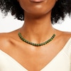 Thumbnail Image 1 of 8.0mm Jade Bead Necklace in 10K Gold