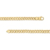 Thumbnail Image 3 of 1-1/8 CT. T.W. Diamond Station Cuban Curb Chain Necklace in 10K Gold - 22"
