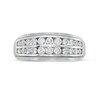 Thumbnail Image 4 of 1 CT. T.W. Certified Lab-Grown Diamond Double Row Band in 14K White Gold (F/SI2)