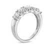 Thumbnail Image 3 of 2 CT. T.W. Five Stone Certified Lab-Grown Diamond Anniversary Band in 14K White Gold (F/SI2)