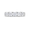 Thumbnail Image 4 of 2 CT. T.W. Five Stone Certified Lab-Grown Diamond Anniversary Band in 14K White Gold (F/SI2)