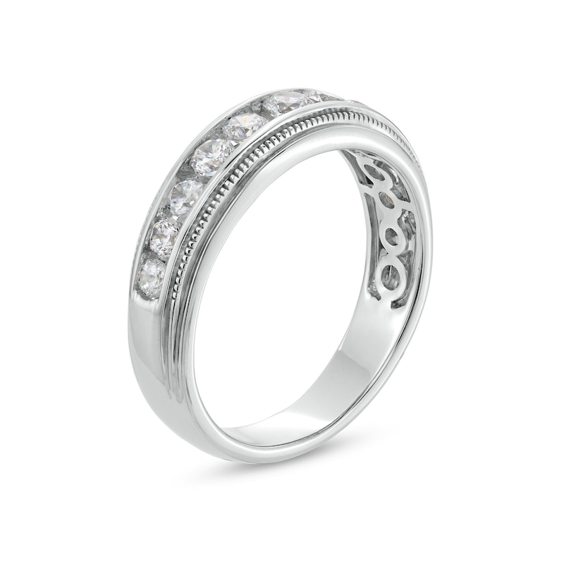 Main Image 3 of 1 CT. T.W. Lab-Grown Diamond Band in 14K White Gold (F/SI2)