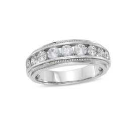 1-1/2 CT. T.W. Certified Lab-Grown Diamond Band in 14K White Gold (F/SI2)
