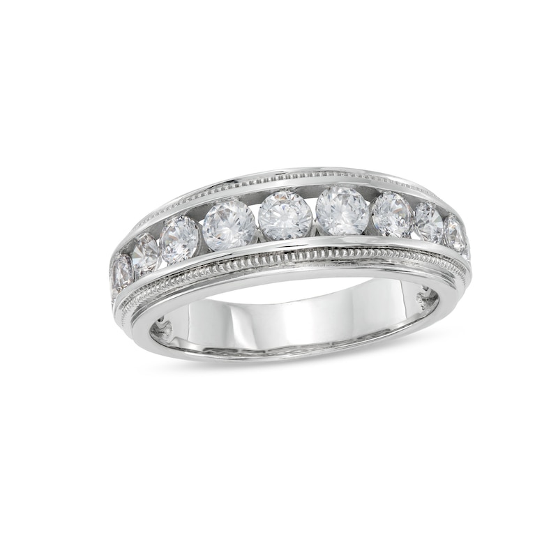 Main Image 1 of 1-1/2 CT. T.W. Certified Lab-Grown Diamond Band in 14K White Gold (F/SI2)