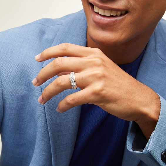1-1/2 CT. T.w. Certified Lab-Grown Diamond Band in 14K White Gold (F/Si2)
