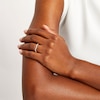 Thumbnail Image 2 of 3/8 CT. T.W. Certified Lab-Grown Diamond Contour Anniversary Band in 14K White Gold (F/VS2)
