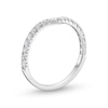 Thumbnail Image 3 of 3/8 CT. T.W. Certified Lab-Grown Diamond Contour Anniversary Band in 14K White Gold (F/VS2)
