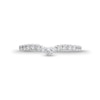 Thumbnail Image 4 of 3/8 CT. T.W. Certified Lab-Grown Diamond Contour Anniversary Band in 14K White Gold (F/VS2)