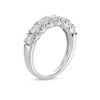 Thumbnail Image 3 of 1-1/2 CT. T.W. Seven Stone Certified Lab-Grown Diamond Anniversary Band in 14K White Gold (F/SI2)