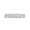 Thumbnail Image 4 of 1-1/2 CT. T.W. Seven Stone Certified Lab-Grown Diamond Anniversary Band in 14K White Gold (F/SI2)