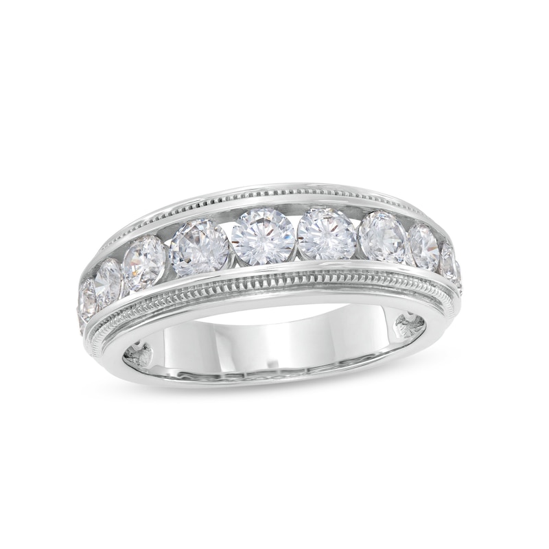 Main Image 1 of 2 CT. T.W. Certified Lab-Grown Diamond Band in 14K White Gold (F/SI2)