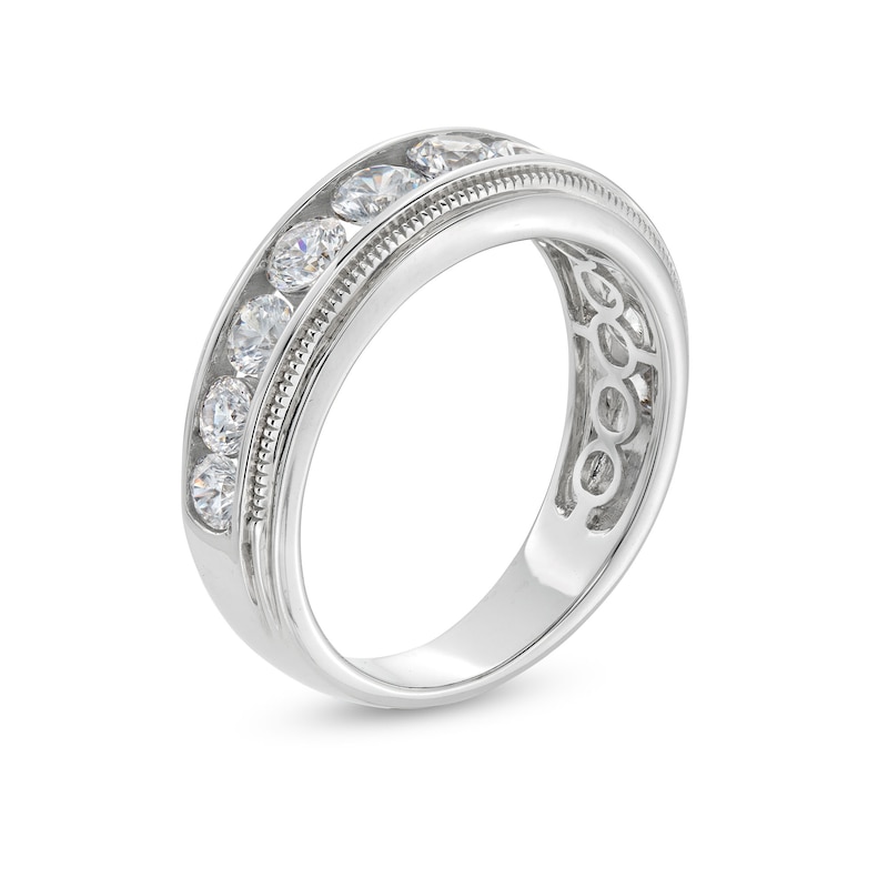 Main Image 3 of 2 CT. T.W. Certified Lab-Grown Diamond Band in 14K White Gold (F/SI2)