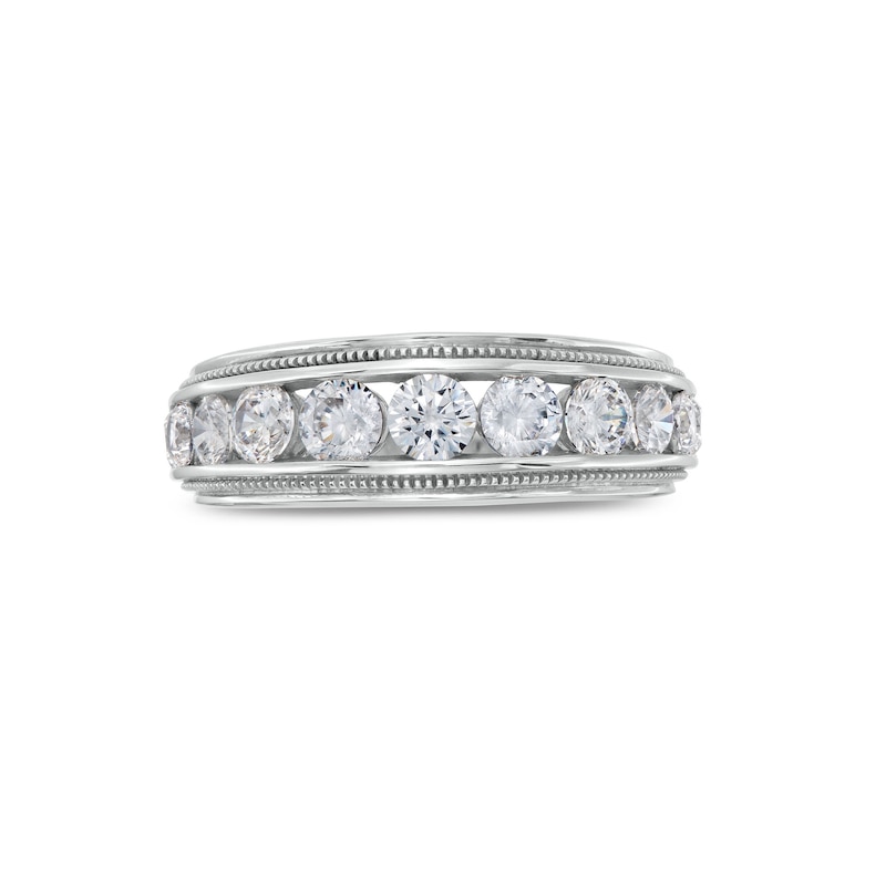 Main Image 4 of 2 CT. T.W. Certified Lab-Grown Diamond Band in 14K White Gold (F/SI2)