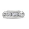 Thumbnail Image 4 of 1 CT. T.W. Certified Lab-Grown Diamond Angled Band in 14K White Gold (F/SI2)