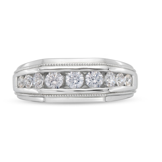 1 CT. T.w. Certified Lab-Grown Diamond Angled Band in 14K White Gold (F/Si2)