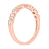 Thumbnail Image 3 of 1/4 CT. T.W. Multi-Diamond Stack Ring in 10K Rose Gold