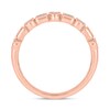 Thumbnail Image 4 of 1/4 CT. T.W. Multi-Diamond Stack Ring in 10K Rose Gold
