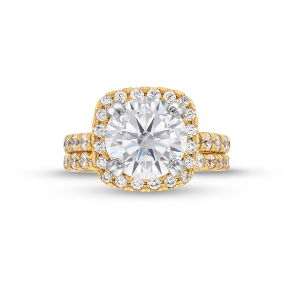5-1/2 CT. T.w. Certified Lab-Grown Diamond Framed Bridal Set in 14K Gold (I/Si2)