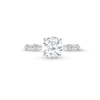 Thumbnail Image 4 of 2-1/4 CT. T.W. Certified Lab-Grown Diamond Station Engagement Ring in 14K White Gold (F/SI2)
