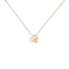 Thumbnail Image 1 of PDPAOLA™ at Zales Cubic Zirconia and Teardrop Charm Necklace in Sterling Silver with 18K Gold Plate - 19.5"