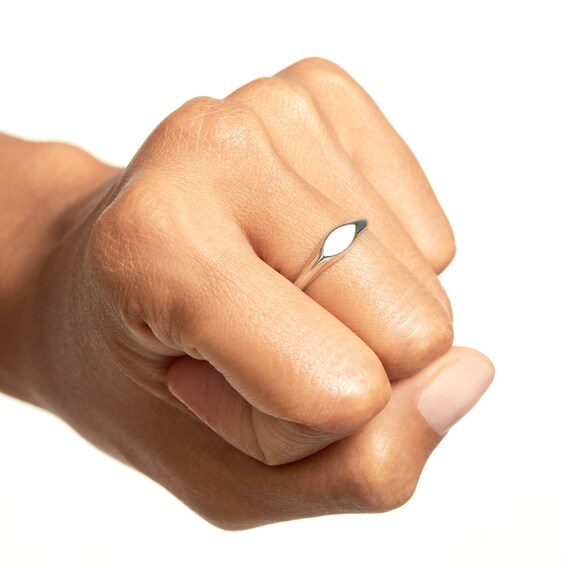 PDPAOLAâ¢ at Zales Marquise-Shaped Signet Ring in Sterling Silver