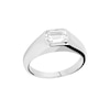 Thumbnail Image 1 of PDPAOLA™ at Zales Emerald-Cut Cubic Zirconia Signet Ring in Sterling Silver