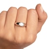 Thumbnail Image 2 of PDPAOLA™ at Zales Emerald-Cut Cubic Zirconia Signet Ring in Sterling Silver