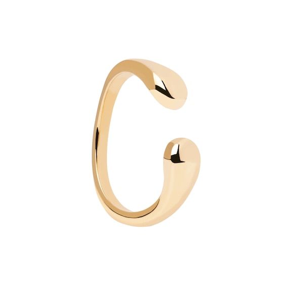 PDPAOLAâ¢ at Zales Open Shank Ring Sterling Silver with 18K Gold Plate