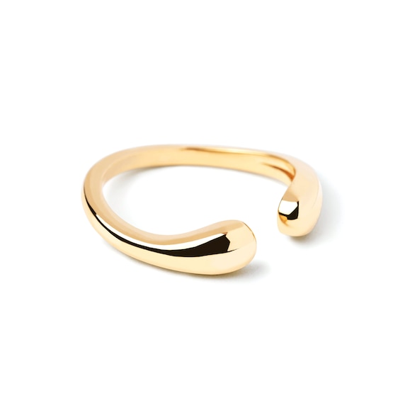 PDPAOLAâ¢ at Zales Open Shank Ring in Sterling Silver with 18K Gold Plate