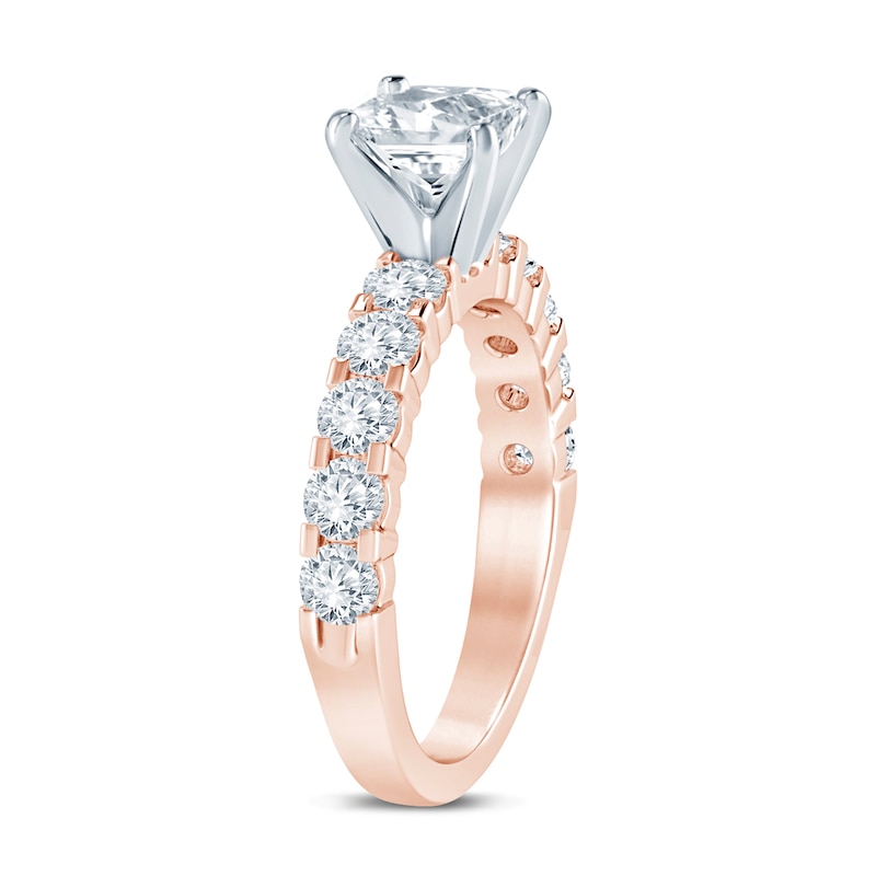 Main Image 2 of 2 CT. T.W. Princess-Cut Diamond Engagement Ring in 14K Rose Gold (I/I2)