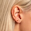 Thumbnail Image 2 of PDPAOLA™ at Zales Cubic Zirconia and Ball Duo Mismatch Drop and Stud Earrings in Sterling Silver with 18K Gold Plate