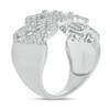 Thumbnail Image 2 of 1 CT. T.W. Multi-Diamond Curb Chain Ring in 10K White Gold