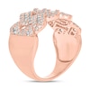 Thumbnail Image 2 of 1 CT. T.W. Multi-Diamond Curb Chain Ring in 10K Rose Gold