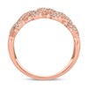 Thumbnail Image 3 of 1 CT. T.W. Multi-Diamond Curb Chain Ring in 10K Rose Gold