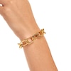 Thumbnail Image 2 of PDPAOLA™ at Zales Octagon Link Chain Bracelet in Brass with 18K Gold Plate - 8"