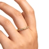 Thumbnail Image 2 of PDPAOLA™ at Zales Multi-Color Cubic Zirconia Ring in Sterling Silver with 18K Gold Plate